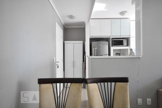 cozinha de apartamento à venda com 2 quartos, 51m² em Vila Andrade, São Paulo