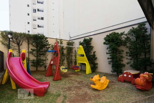 Área comum - Playground de apartamento para alugar com 2 quartos, 60m² em Vila Gumercindo, São Paulo