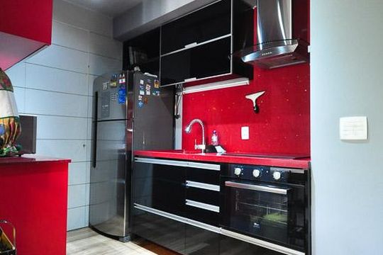 cozinha de apartamento para alugar com 1 quarto, 70m² em Vila Suzana, São Paulo