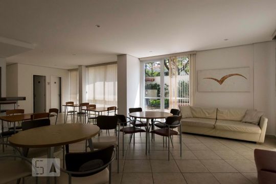 Área comum - Salão de festas de apartamento à venda com 1 quarto, 40m² em Ipiranga, São Paulo