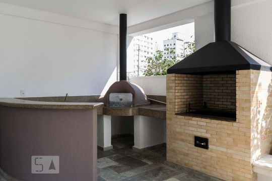 Área comum - Churrasqueira de apartamento à venda com 2 quartos, 60m² em Vila Gumercindo, São Paulo