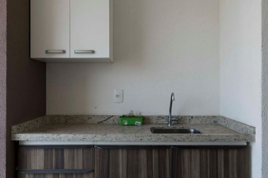 Varanda Gourmet (Armários) de apartamento à venda com 2 quartos, 60m² em Vila Gumercindo, São Paulo