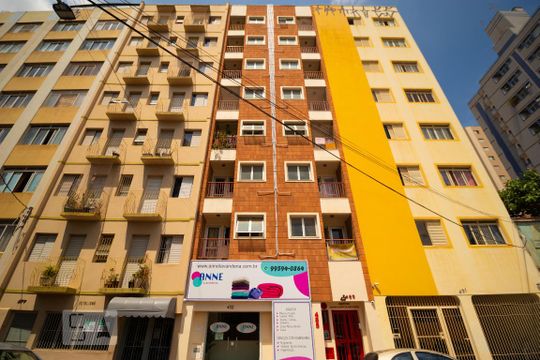 Fachada de kitnet/studio à venda com 1 quarto, 48m² em Botafogo, Campinas