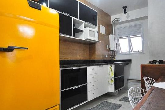cozinha de apartamento para alugar com 2 quartos, 70m² em Jardim Parque Morumbi, São Paulo