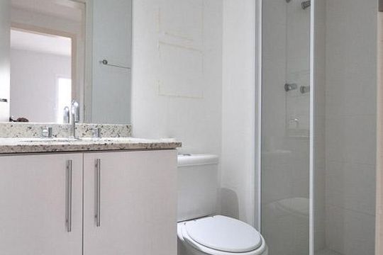 banheiro de apartamento para alugar com 3 quartos, 89m² em Vila Andrade, São Paulo