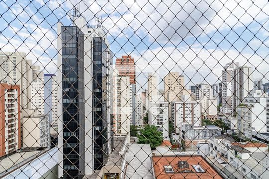 Vista de apartamento à venda com 2 quartos, 86m² em Pinheiros, São Paulo