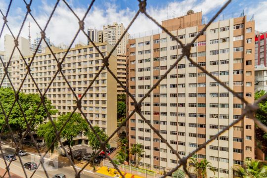 Vista do Apartamento de apartamento para alugar com 1 quarto, 40m² em Bela Vista, São Paulo