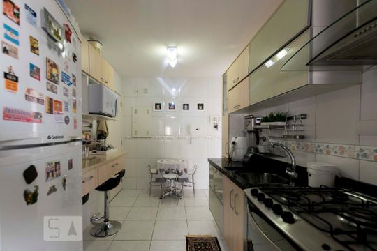 Cozinha de apartamento para alugar com 4 quartos, 147m² em Vila Clementino, São Paulo