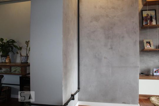 Detalhes da ampliação da sala de tv de apartamento para alugar com 2 quartos, 107m² em Empresarial 18 do Forte, Barueri