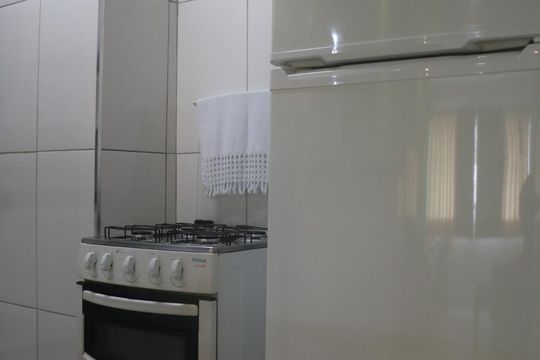 Cozinha de apartamento à venda com 1 quarto, 63m² em Bela Vista, São Paulo