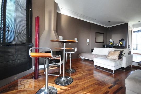sala de apartamento à venda com 1 quarto, 82m² em Vila Suzana, São Paulo
