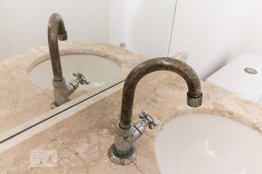 Lavabo de apartamento à venda com 3 quartos, 115m² em Santo Amaro, São Paulo