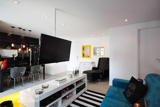 sala de apartamento à venda com 2 quartos, 64m² em Vila Suzana, São Paulo