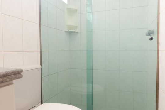 Banheiro de apartamento para alugar com 3 quartos, 93m² em Jardim Aurelia, Campinas
