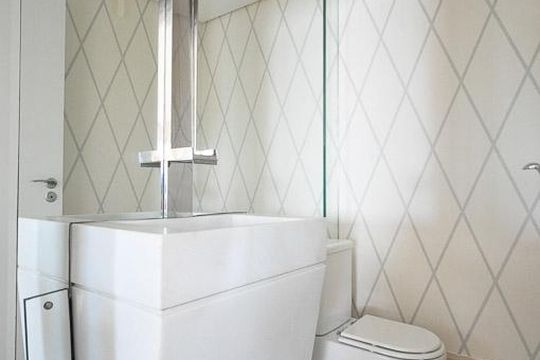 lavabo de apartamento para alugar com 3 quartos, 211m² em Vila Andrade, São Paulo