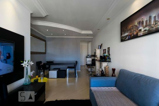Sala de apartamento à venda com 2 quartos, 60m² em Vila Moinho Velho, São Paulo
