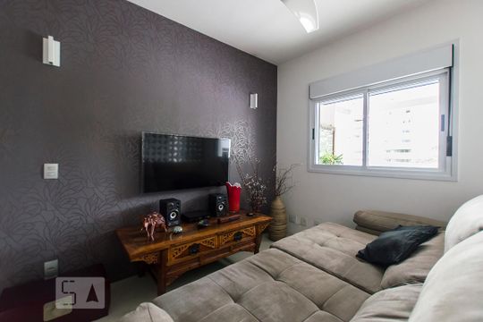 Sala de apartamento para alugar com 2 quartos, 100m² em Vila Andrade, São Paulo