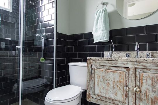 Banheiro da suite de apartamento para alugar com 2 quartos, 100m² em Vila Andrade, São Paulo