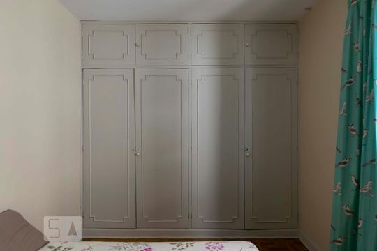 Quarto 2 (Armários) de apartamento à venda com 2 quartos, 56m² em Vila Clementino, São Paulo