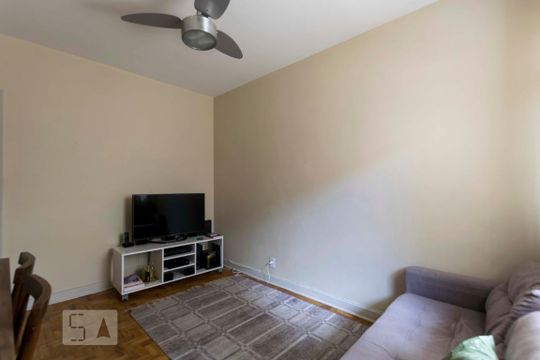 Sala de apartamento à venda com 2 quartos, 56m² em Vila Clementino, São Paulo