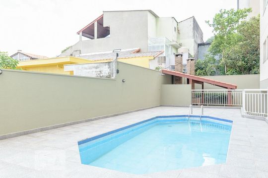Piscina de apartamento para alugar com 3 quartos, 112m² em Vila Valparaíso, Santo André