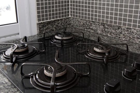 Cozinha de apartamento à venda com 2 quartos, 45m² em Jardim Ibitirama, São Paulo