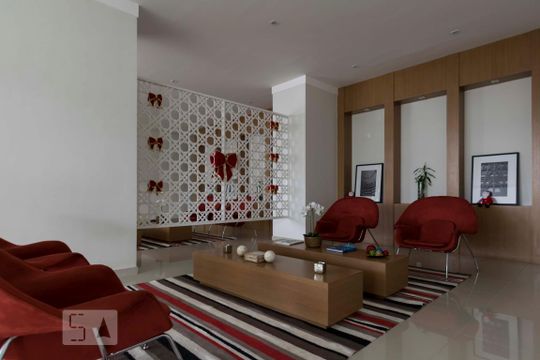 Área comum - Hall social de apartamento para alugar com 1 quarto, 41m² em Vila Dom Pedro I, São Paulo