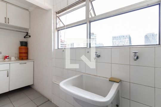 Área de Serviço de apartamento para alugar com 2 quartos, 72m² em Vila Nova Conceição, São Paulo