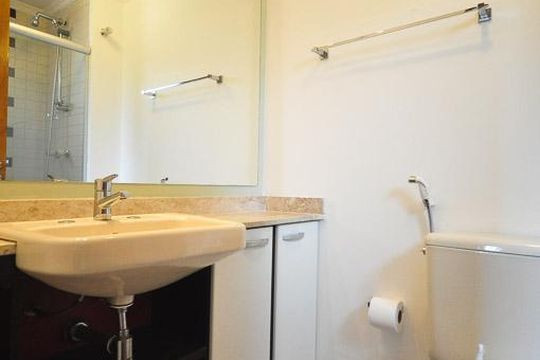 banheiro suíte de apartamento à venda com 2 quartos, 74m² em Jardim Ampliação, São Paulo