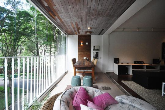 varanda de apartamento à venda com 3 quartos, 200m² em Paraisópolis, São Paulo