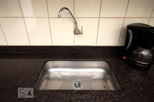 Cozinha de kitnet/studio à venda com 1 quarto, 30m² em Consolação, São Paulo