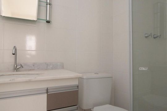 Banheiro da Suíte de apartamento à venda com 1 quarto, 35m² em Mooca, São Paulo