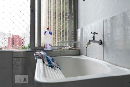 Lavanderia (Torneira) de apartamento para alugar com 2 quartos, 70m² em Vila Mariana, São Paulo