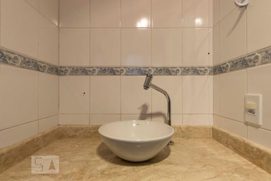 Quarto 2 - Suíte/ Banheiro (Torneira) de apartamento à venda com 2 quartos, 56m² em Vila Monte Alegre, São Paulo