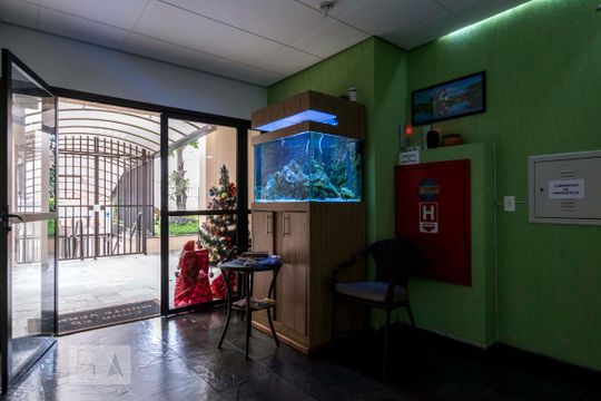 Área comum - Hall social de apartamento à venda com 2 quartos, 56m² em Vila Monte Alegre, São Paulo