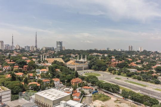 Vista de apartamento para alugar com 1 quarto, 40m² em Higienópolis, São Paulo