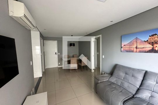 Sala de apartamento à venda com 1 quarto, 49m² em Alphaville Industrial, Barueri