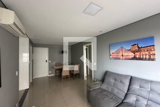 Sala de apartamento à venda com 1 quarto, 49m² em Alphaville Industrial, Barueri