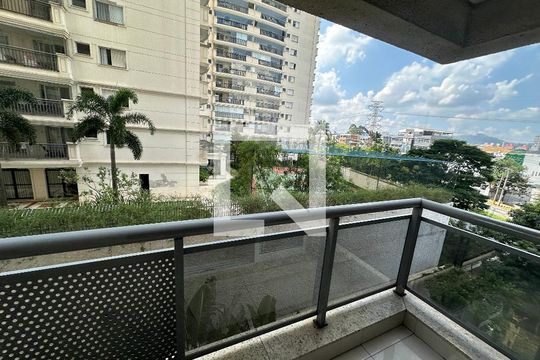 Varanda da Sala de apartamento à venda com 1 quarto, 49m² em Alphaville Industrial, Barueri