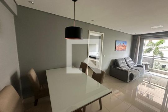 Sala de apartamento à venda com 1 quarto, 49m² em Alphaville Industrial, Barueri