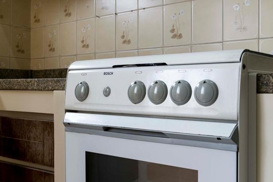 Cozinha (Fogão) de apartamento para alugar com 2 quartos, 100m² em Vila Mariana, São Paulo