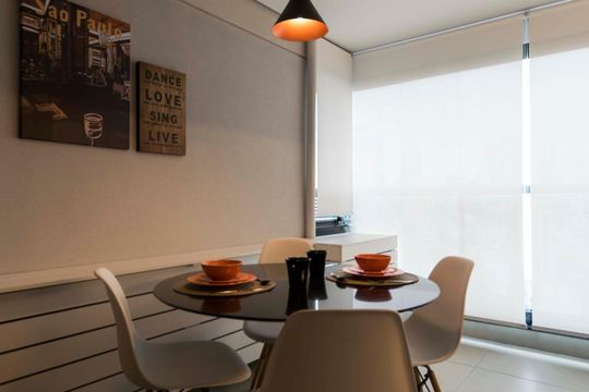 Varanda Gourmet de kitnet/studio à venda com 1 quarto, 33m² em Vila Mariana, São Paulo