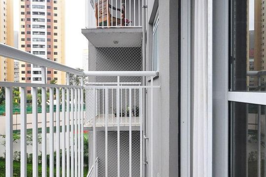 varanda de apartamento para alugar com 2 quartos, 47m² em Vila Andrade, São Paulo