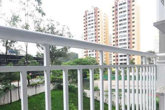 varanda de apartamento para alugar com 2 quartos, 47m² em Vila Andrade, São Paulo