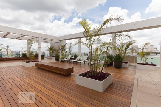 Área comum - Louge de kitnet/studio à venda com 1 quarto, 35m² em Barra Funda, São Paulo