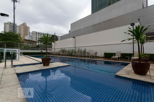 Área comum - Piscina de kitnet/studio à venda com 1 quarto, 42m² em Paraíso, São Paulo