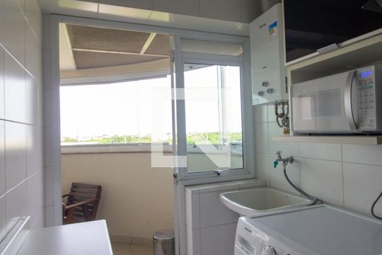 Cozinha e Área de Serviço de apartamento à venda com 2 quartos, 78m² em Barra da Tijuca, Rio de Janeiro