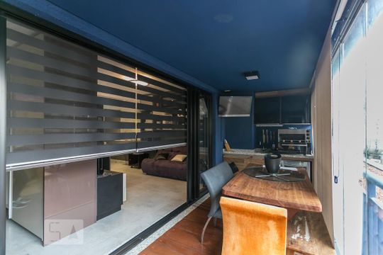 Varanda gourmet de apartamento à venda com 1 quarto, 50m² em Bela Vista, São Paulo