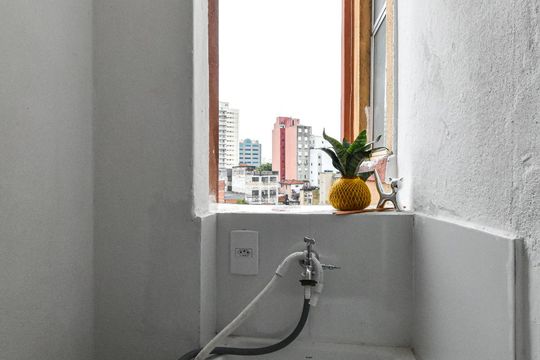 Área de Serviço de kitnet/studio à venda com 1 quarto, 43m² em Bela Vista, São Paulo