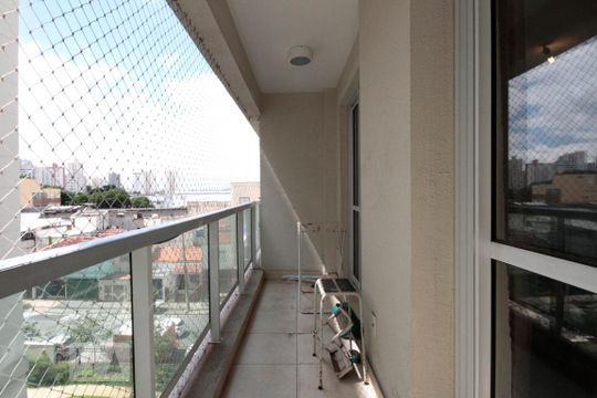 Varanda de kitnet/studio à venda com 1 quarto, 70m² em Mooca, São Paulo